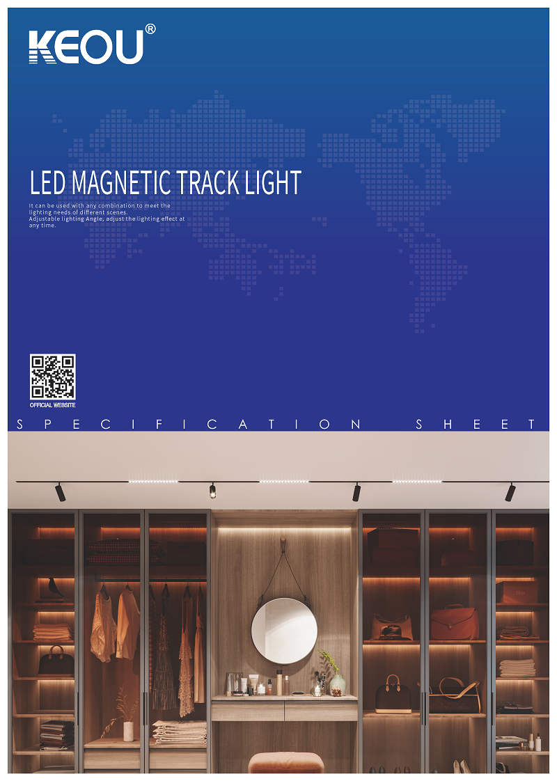 10W 20W 30W led magnetic track light tube